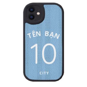Ốp lưng iphone bóng đá in theo yêu cầu đội tuyển clb ManCity dành cho iPhone 7/8/X/XS/11/12/13/14