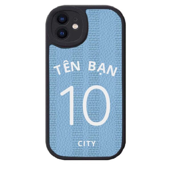 Ốp lưng iphone bóng đá in theo yêu cầu đội tuyển clb ManCity dành cho iPhone 7/8/X/XS/11/12/13/14